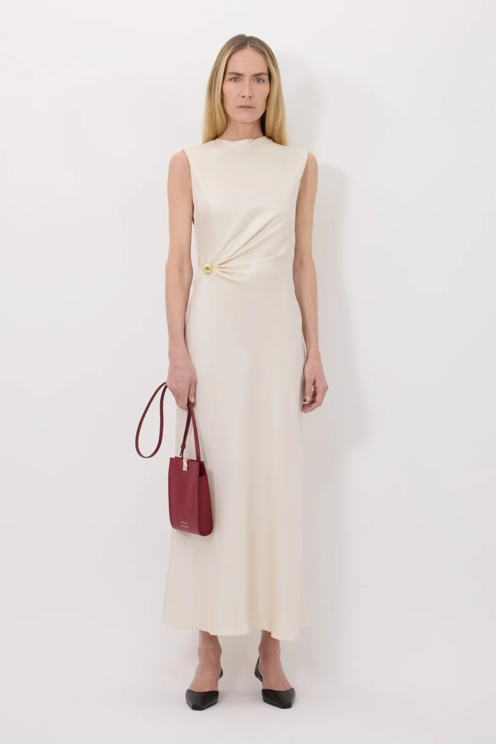Romy Draped Ornament dress